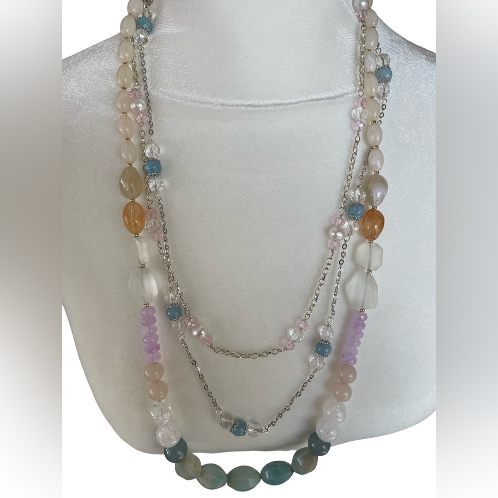 Set of 3 pieces pastel necklaces OS - Picture 8 of 8